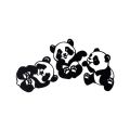LifeStyle Glory Panda Set home decor Wood Wall Art, home decor Children's Room Wall Decor, home decor Wall Hangings, Wood home Wall Decor, Gifts For Child, Home Decoration, Home Wall Decor. 