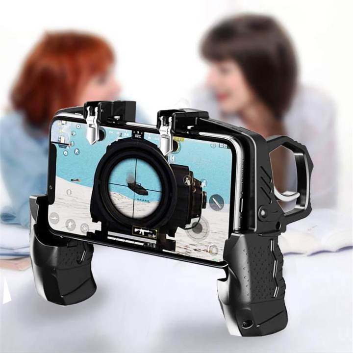 K21 PUBG Game Controller Gamepad Joystick Button Free Fire Grip | Daraz.pk