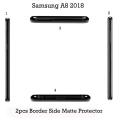 Samsung Galaxy A8 2018 Complete all Sides Border Matte Protector For Samsung Galaxy A8 2018 - 2pcs. 