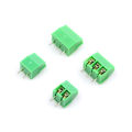 50pcs Kf350-2p 3p 3.5mm 300v 10a Pitch 2 3 Pin Spliceable Plug-In Screw Terminal Block Connector For 24-18 Awg Cable Kf350. 