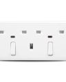 Schneider 5 Socket 3Pin Flat 13Amp Extension Power Cord with 3m Cable. 