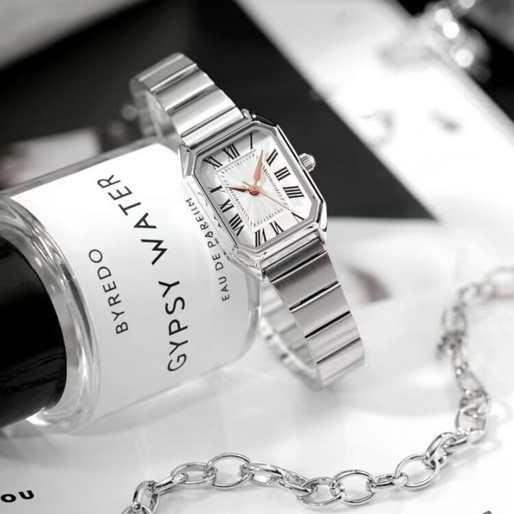 Dropshipping Luxury Women Quartz Watch Casual Fashion Stainless Steel Strap Wristwatch Relojes Para Mujer Ladies Gifts