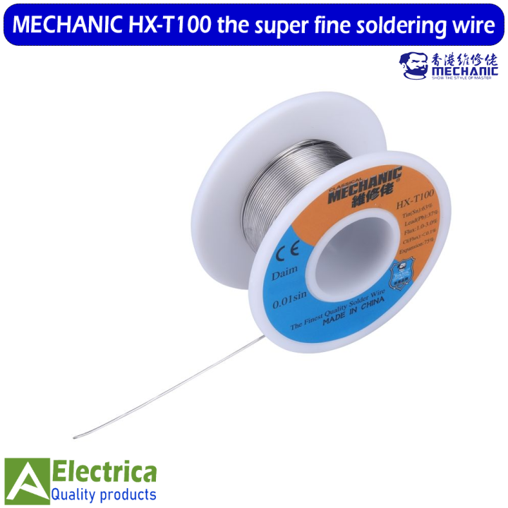 MECHANIC%20HX-T100%20Lead-Free%20Solder%20Tin%20Wire%200.5mm%2055g%20Low%20Melting%20Point%20Welding%20Soldering%20Wire%200.5mm%20Dia%20BGA%20Repair%20Tools%20by%20Electrica%20-%20Image%205