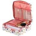 Cosmetic Bags,Lazy Toiletry Cosmetic Bags Quick Pack Makeup Bag Large Capacity Make up pouch Portable Travel Storage Bag for Women Girls (Flamingo). 