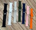 Variety Pack of Assorted Silicone Smartwatch Straps in a Range of Colors, Randomly Selected for Versatility and Style. 