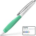 Schneider Haptify - Ballpoint Pen - M (Made in Germany) rubberised three-sized grip for ideal positioning in the hand - Refillable Ballpoint Pen. 