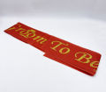 MAN OF THE HOUR GROOM TO BE SASH FOR WEDDING PARTY WEAR. 