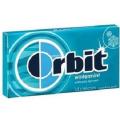 WRIGLEY'S ORBIT Extra Wintermint sugarfree chewing gum  (14 pieces). 