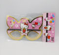 HELLO KITTY THEME FANCY PAPER MASKS PACK OF 6 MASKS. 