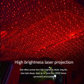 New Universal Car Roof Light Double Headed Starry Projection Voice Control Funtion USB Portable Star Night Light Adjustable LED Interior Ambient Galaxy Atmosphere USB Plug Portable Auto Roof Light Interior Ceiling Projector (2in1 Blue + Red Color Light). 