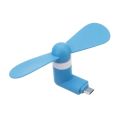 Mobile Phones Mini Electric Fan, Cooler for Android Mobile/PC/Laptop and Power Bank Multicolor. 