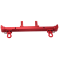 For 1/12 MN128 Shepherd Remote Control Car Replacement Parts Accessories 6061 Aluminum Upgrade Rear Bumper Bumper Guard Red. 