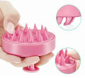 Shampoo Massager Brush Scalp Hair Scrubber with Soft Silicone Bristels For All Type Of Hairs Straight Curly Wet Dry For Men Women Children (Random Colors). 