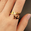 The Jewel Lodge Customize Name Rings for Girls, Jewellery for girls, Rings for girls, Name rings, Ring with name. 