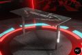 Professional 4ft Gaming Table - Computer Table ( Top is Printed Panaflex ) - RGB Lights Installed - Headphones Holder and Wire Management Hooks - Gaming / Study Table - High Quality - 1 Month Return Warranty. 