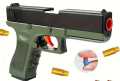 Glock Soft Bullet Shell Ejection Toy Gun Manual Plastic Gun With Cylincer Adult Kids Outdoor  Toy. 