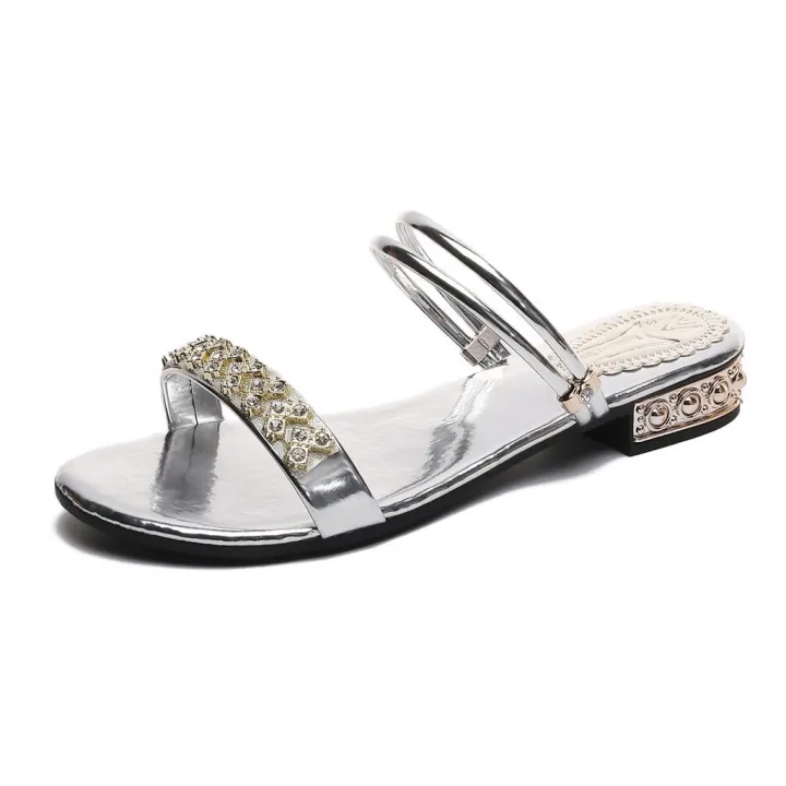 %E3%80%90FOOT%20SOFA%E3%80%91Women's%20Ladies%20Summer%20Crystal%20Flat%20Beach%20Sandals%20Roman%20Shoes%20Slippers%20-%20Image%206