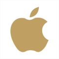 Apple Logo Sticker for Mobile. 