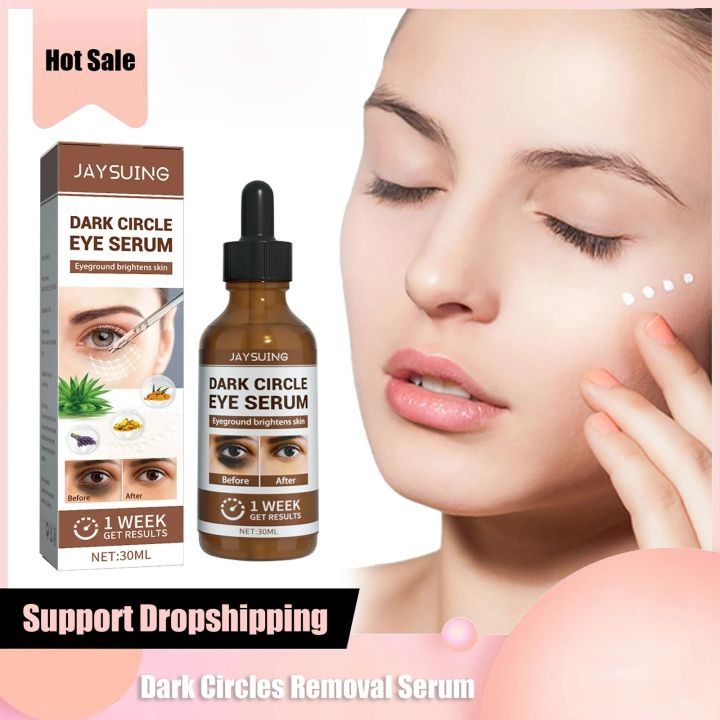 Dark Circles Removal Serum Under Eye Puffiness Remover Essence Fade Melanin Anti Wrinkle Whitening Moisturizing Eye Care Product