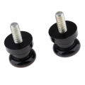 2Pcs Universal M8 Aluminum Alloy Motorcycle Swingarm Spool Paddock Stand Bobbins. 