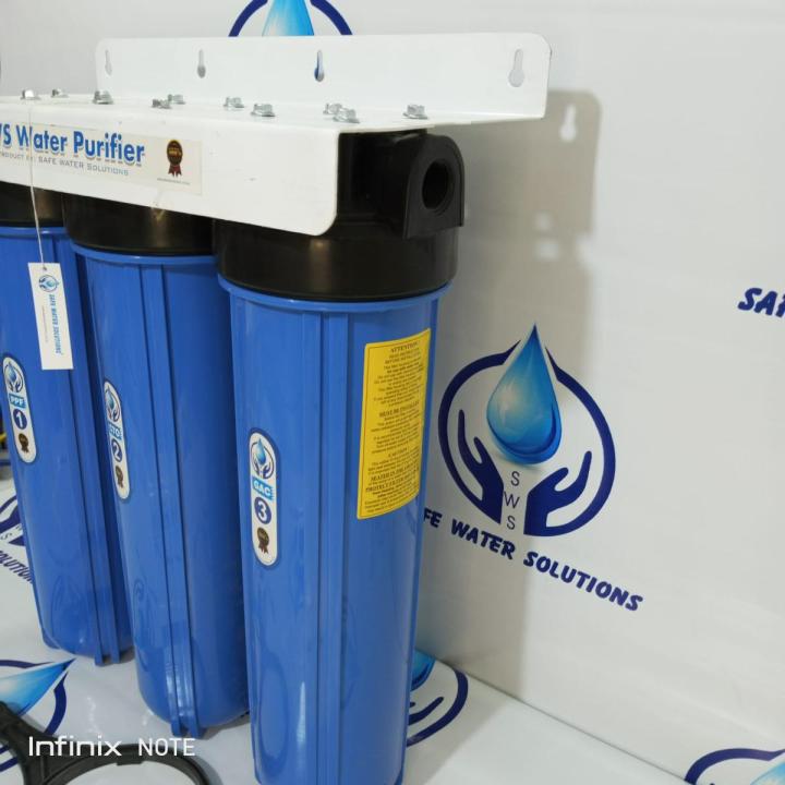 3 STAGES JUMBO FILTER WITHOUT CARTRIDGES | COMMERCIAL WATER FILTER | WATER FILTER FOR HIGH PRESSURE WATER