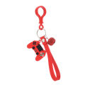 PVC Creative Cartoon Video Game Controller Joystick Pendant Keyring Key Chains. 