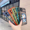 JIUMOO For Asus Zenfone Live ZB501KL Live L1 ZB501KL Case Side Square Edge New Design Phone Cases Thin Frosted Transparent Hard Pattern Silicone Casing Cartoon Cute Doraemon Cat Full Cover Camera Protection Shockproof Softcase. 