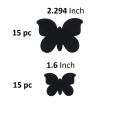 Pack of 30 Wooden Butterflies for Your Kids Bedroom Wall Decoration Ideas & Inspirations. 