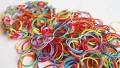 More Then 100 Pieces of multi Color Elastic Rubber Band Hair Ties for Girls and Women. 