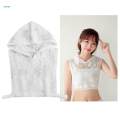 Women False Collar Bib Half Shirt Blouse Girls Detachable Cotton Blend Hood. 