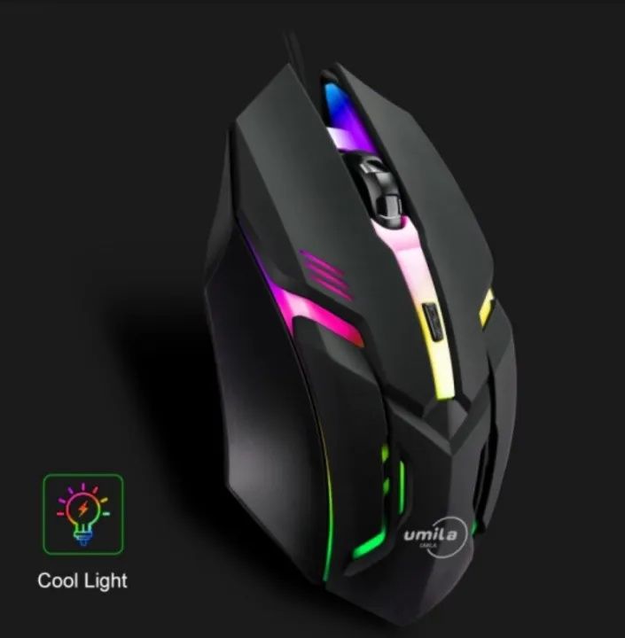 Gaming Mouse/ Mouse With 7 LED RGB Backlit RGB Mouse Wired Gaming Mouse