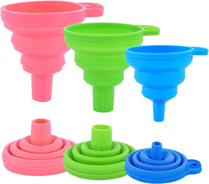 SP%20Dealz%20Kitchen%20Silicone%20Collapsible%20Funnel%20Set%20of%201,2,5,10%20Large,Flexible-Foldable-Cooking-Food-Grade%20Funnels%20for%20Filling%20Small%20or%20Mini%20Bottles,Perfume,Filling%20Capsules,Fry%20Oil%20Filter,Essential%20Oil,Spice%20-%20Image%203