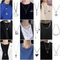 Korean Exquisite Pendant Necklace for Women Men Fashion Jewelry Accessories Gifts. 