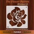 1PC Classic Rose flower Shaped Reusable Stencil Airbrush Painting Art DIY Home Decor Scrap booking Album Crafts. 