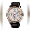 Original Casio - MTP-1374L-7AVDF - Stainless Steel Watch For Men. 