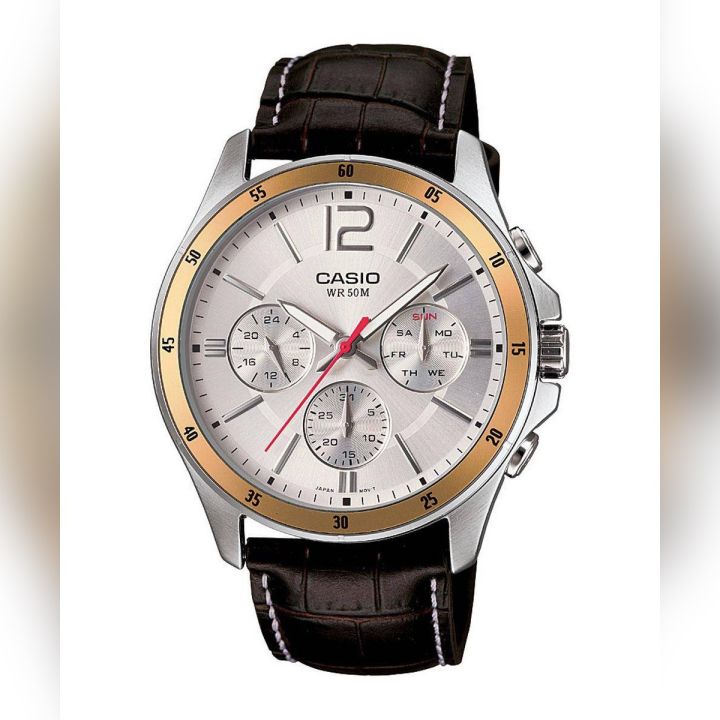 Original Casio - MTP-1374L-7AVDF - Stainless Steel Watch For Men