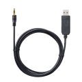 FreeSAT V8 Super Satellite Receiver Freesat IPTV Decoder Prolific USB RS232 to 3.5mm Gold Connector Update Upgrade Flash Cable. 