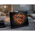 Superman Logo/ Super man fire logo wallpaper  Laptop Skin Vinyl Sticker Decal, 13 13.3 14 15 15.4 15.6 inch Laptop Skin Sticker Cover Art Decal Protector Fits All Laptops. 