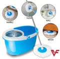 FREE SHIPPING Easy Mob 360 With Steel Spinner and Extra Refill Mop Mop 360 Degree Microfiber Spin Mob Home Clean Tools Steel Spin Bucket Mops and Mop Refill RANDOM COLOR. 