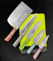 Meat King 5Pcs Slaughter Knife, Qurbani Knife, Kitchen Knife Set. 