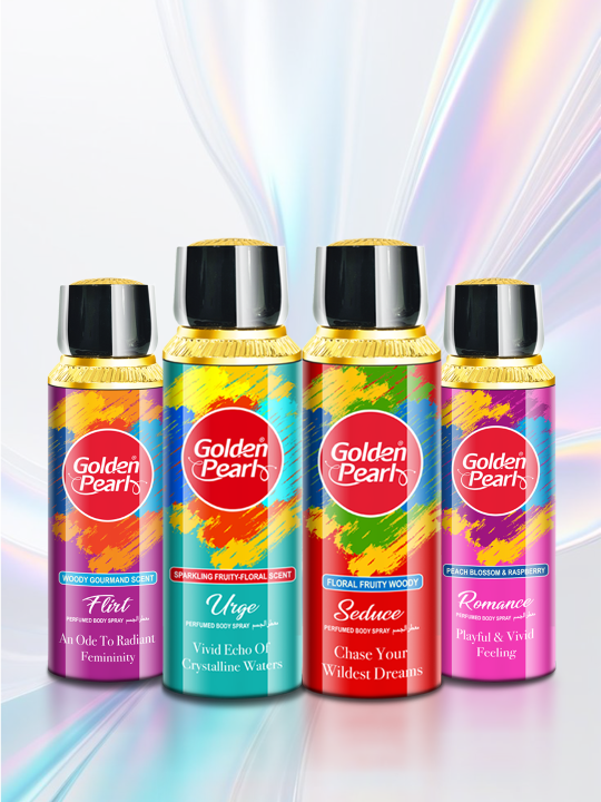 Golden Pearl Perfumed Body Sprays (For Women)