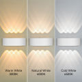 Led Wall Lamp 4w 6w 8w Wall Sconce Indoor Outdoor Lighting Bedside Decor Lamps Wall-mounted White Body Wall Light For Home Garden. 