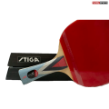 Stiga 4  Star Table Tennis Racket Premium Quality - Black n Red | STIGA 4-Star Table Tennis Racket – Premium Quality Paddle for Precision & Control. 