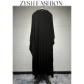 ZYSH FASHION Butterfly abaya kaftan style for girls & women paste color 54 inches kaftan abaya. 
