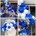 70pcs 9 inch Dark Royal Blue Latex Balloons without shinny Garland for Birthday Party Decoration Graduation Wedding Bridal Baby Shower Celebration helium balloon matte balloons. 