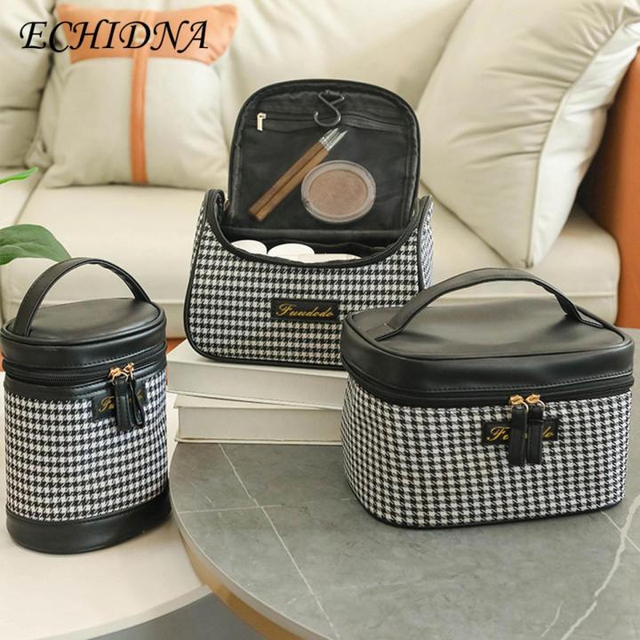 ECHIDNA Makeup Organizer Case Space-saving Travel Make Up Organizer Bag
