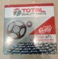 Total Brand - Premium Quality Chain sprocket Kit for CG125 Bike. 