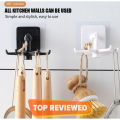 Kitchen Rotating Hook 360° [6 in 1] - Kitchen Storage Rack - Kitchen Storage Organizer - Hanging Utensils Organizer - Kitchen Spoon Holder - Kitchen Cabinet Storage Organizer - Hanging Hook 360° Kitchen Organizing Gadgets - Kitchen Space Saving Tools. 