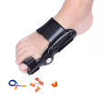 Orthopedic Toe Bunion Corrector Straightener Splint Support Flexible Strap, Big Toe Separator Pain Relief for Overlapping Toes Hallux Valgus Correction Hammer Toe Straightener Day Night Support, 1 PCS. 