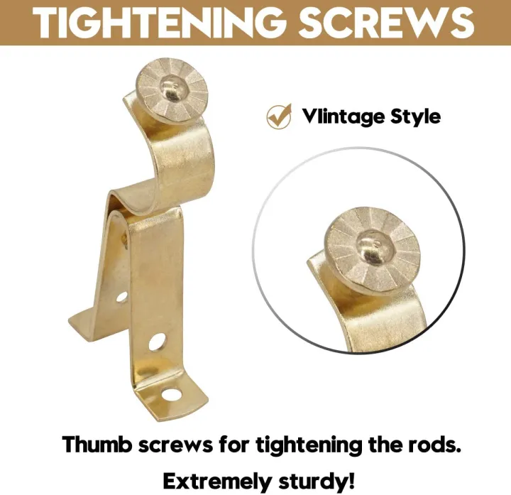 Pack%20OF%204%20Adjustable%20Metal%20Curtain%20Holder%20Bracket%20for%203/4"%20Rod%20pole%20Golden%20and%20Silver%20Finish%20Heavy%20Duty%20-%20Image%203